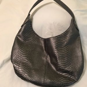 Snakeskin shoulder bag
